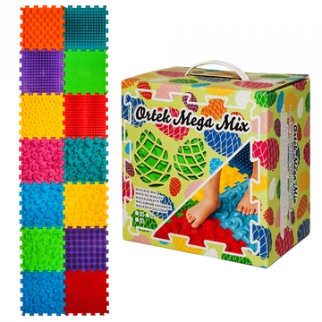 Szenzoros, ortopédiai puzzle szőnyeg - ORTEK 14 DB-OS KÉSZLET
