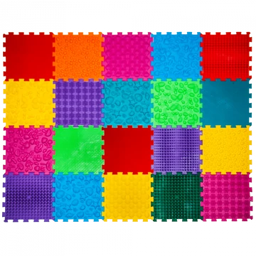 Szenzoros, ortopédiai puzzle szőnyeg - ORTEK 20 DB-OS KÉSZLET