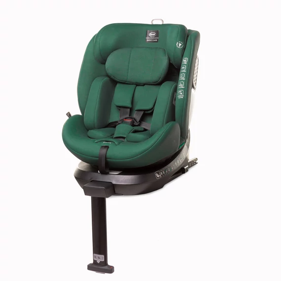 ÚJ ENZO-FIX I-SIZE 0-36 kg autósülés, biztonsági gyermekülés - Zöld