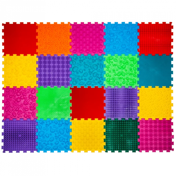 Szenzoros, ortopédiai puzzle szőnyeg - ORTEK 20 DB-OS KÉSZLET