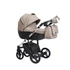 Kép 1/14 - Paradise baby Euforia Premium "Diamond" multifunkciós babakocsi - Bézs eco bőr fekete "Diamond" mózessel