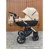 Kép 4/14 - Paradise baby Euforia Premium "Diamond" multifunkciós babakocsi - Bézs eco bőr fekete "Diamond" mózessel
