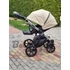 Kép 10/14 - Paradise baby Euforia Premium "Diamond" multifunkciós babakocsi - Bézs eco bőr fekete "Diamond" mózessel