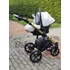 Kép 4/17 - Paradise baby Euforia Premium "Diamond" multifunkciós babakocsi - Fehér eco bőr arany "Diamond" mózessel