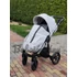 Kép 5/11 - Paradise baby Euforia Premium "Diamond" multifunkciós babakocsi - Fehér eco bőr - Ezüst "Diamond" mózessel