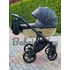 Kép 13/21 - Paradise baby Euforia Premium "Diamond" multifunkciós babakocsi - Fekete eco bőr arany "Diamond" mózessel