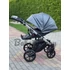 Kép 6/10 - Paradise baby Euforia Premium "Diamond" multifunkciós babakocsi - Grafit eco bőr fekete "Diamond" mózessel