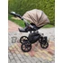 Kép 8/12 - Paradise baby Euforia Premium "Diamond" multifunkciós babakocsi - Kávé eco bőr (gyöngyházfényű) fekete "Diamond" mózessel
