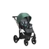 Kép 3/12 - Paradise baby Euforia Premium "Diamond" multifunkciós babakocsi - Smaragd zöld eco bőr - Fekete "Diamond" mózessel