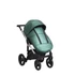 Kép 4/12 - Paradise baby Euforia Premium "Diamond" multifunkciós babakocsi - Smaragd zöld eco bőr - Fekete "Diamond" mózessel