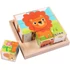 Kép 1/9 - Fakocka puzzle, kirakós fajáték
