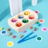Kép 4/5 - Színek, számok Montessori fejlesztő fajáték
